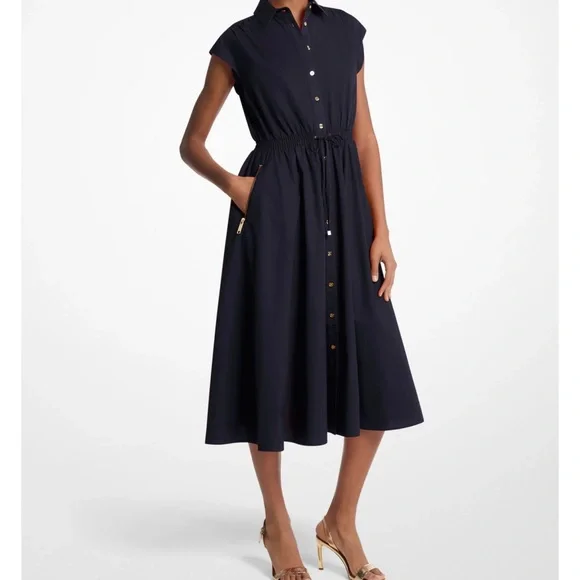 Michael Kors Dresses Michael Kors Womens Stretch Cotton Poplin